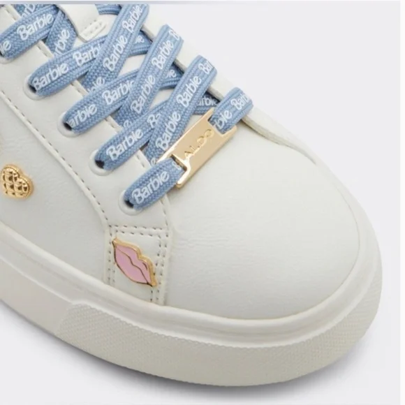 ALDO + Barbie™ x ALDO Barbiestep Charm Platform Sneakers size 6 new in Box - Picture 4 of 10